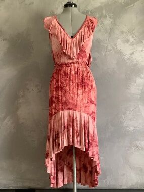 Solemio NWOT Ruffle Midi Skirt Set Size M
